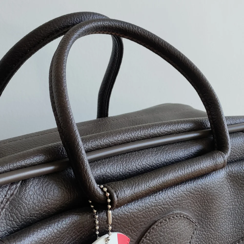 American Tourister Black Leather Briefcase